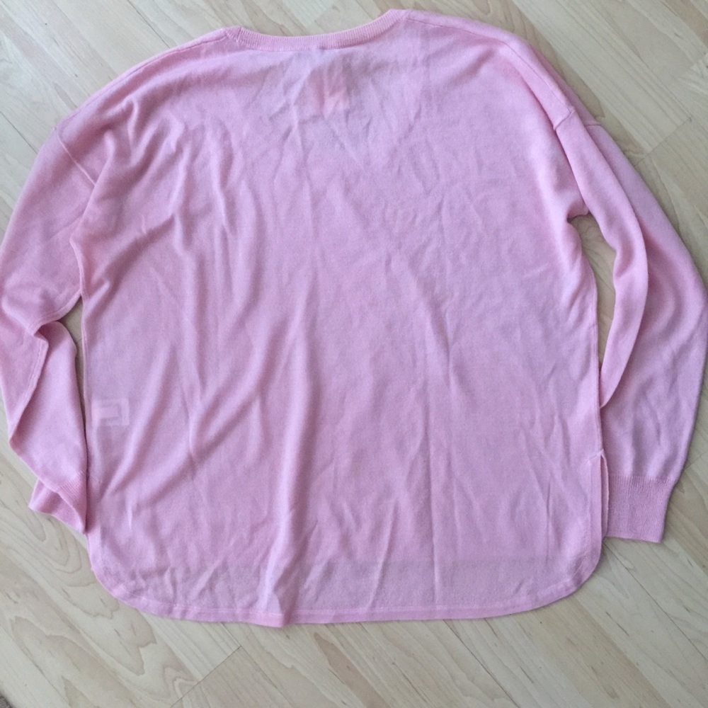Madewell Southstar wool blend pink sweater M NWT - Picture 6 of 7